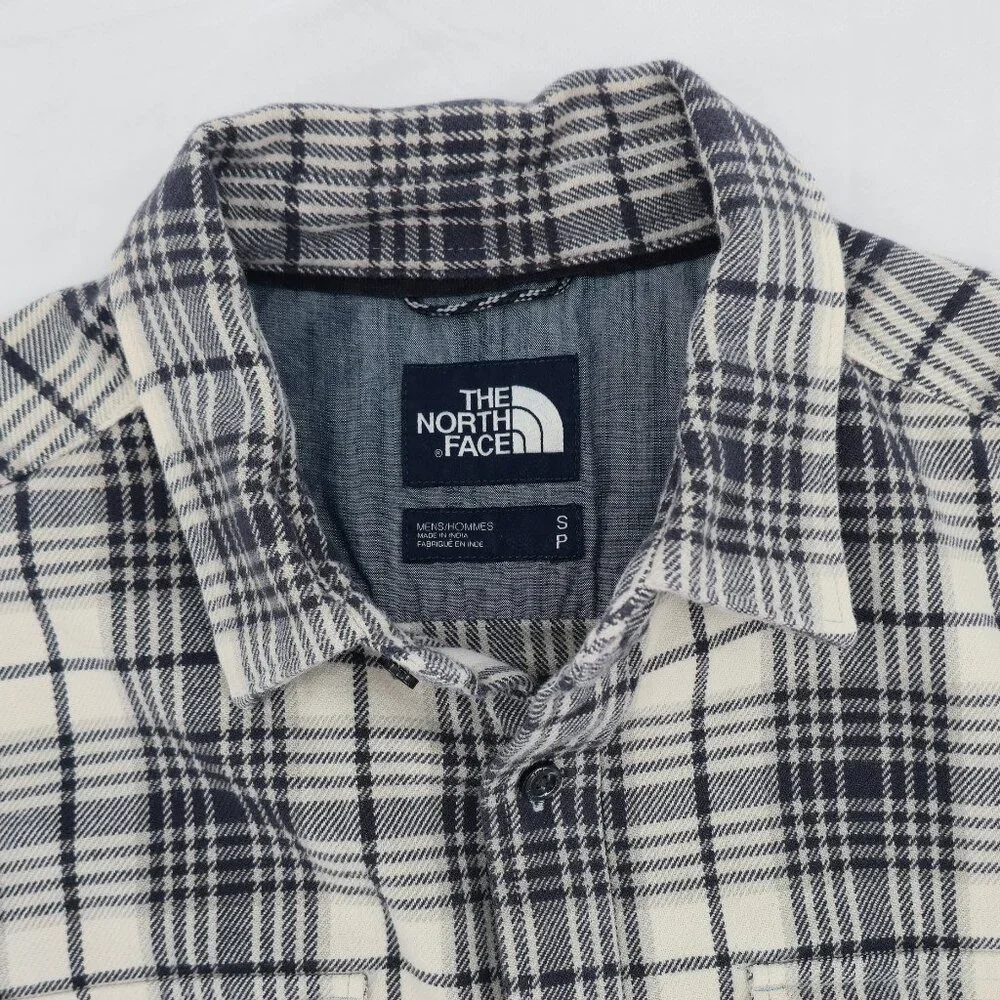 The North Face Flannel Shirt Checkered‎ Flannel Gorpcore Style Black/White